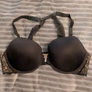 Torrid front close bralette lace back style bra 40C